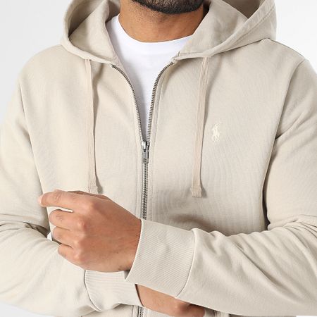 Polo Ralph Lauren - Sudadera con capucha y cremallera Original Player Beige