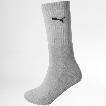 Puma - 9 Pares De Calcetines 701219013 Blanco Gris Heather Negro