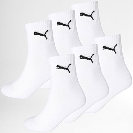 Puma - Lote de 6 pares de calcetines 701219576 Blanco