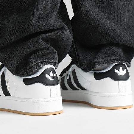 Adidas Originals - Baskets Campus 00s JP9998 Calzado Blanco Core Negro x Superlaced