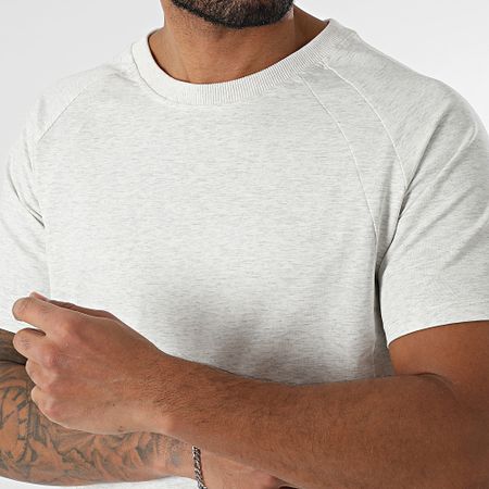 Classic Series - Conjunto de camiseta y pantalón corto gris jaspeado