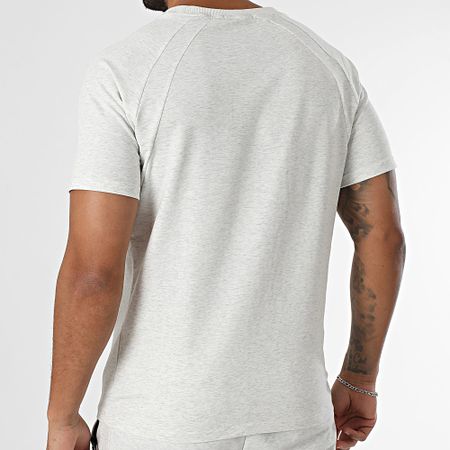 Classic Series - Conjunto de camiseta y pantalón corto gris jaspeado