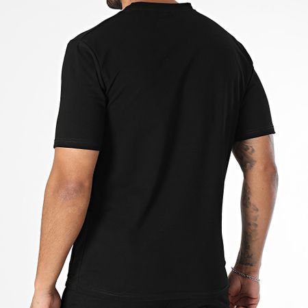 Classic Series - Conjunto de camiseta negra y pantalón corto de jogging
