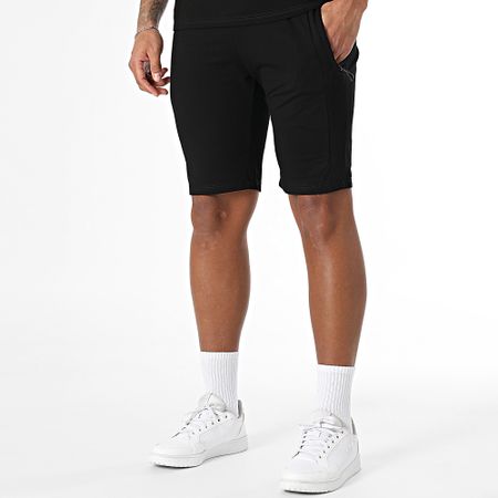 Classic Series - Conjunto de camiseta negra y pantalón corto de jogging