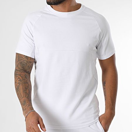 Classic Series - Conjunto de camiseta blanca y pantalón corto de jogging
