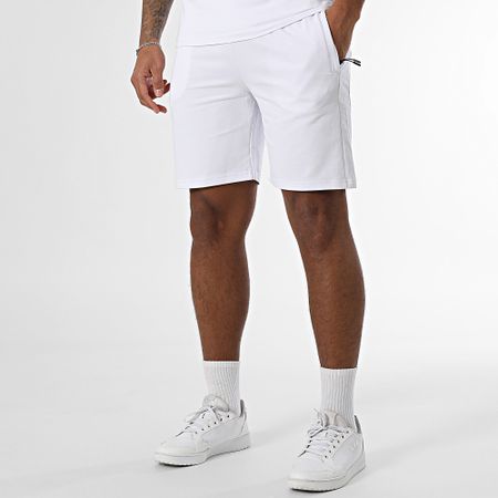 Classic Series - Conjunto de camiseta blanca y pantalón corto de jogging