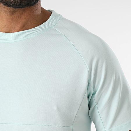 Classic Series - Conjunto de camiseta turquesa y pantalón corto de jogging