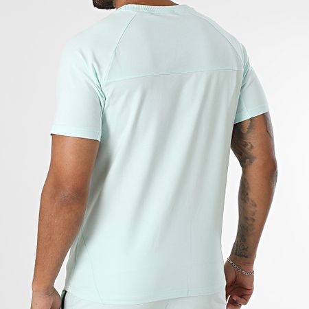 Classic Series - Conjunto de camiseta turquesa y pantalón corto de jogging