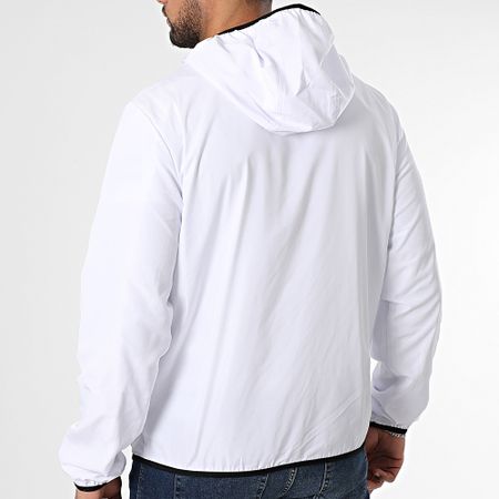 EA7 Emporio Armani - Chaqueta con capucha y cremallera 8NPB22-PNGRZ Blanco