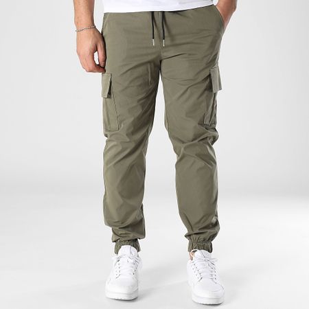 Frilivin - Pantalón cargo verde caqui