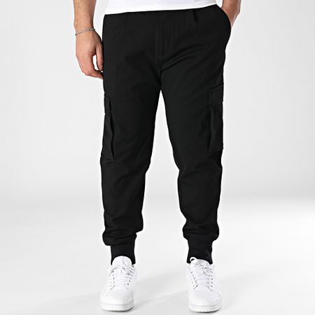 HUGO - Pantalón cargo Glavin 241 50505856 Negro