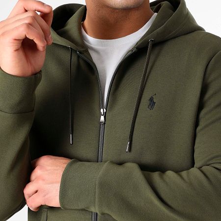 Polo Ralph Lauren - Conjunto de sudadera con capucha y pantalón de chándal Original Player Verde caqui
