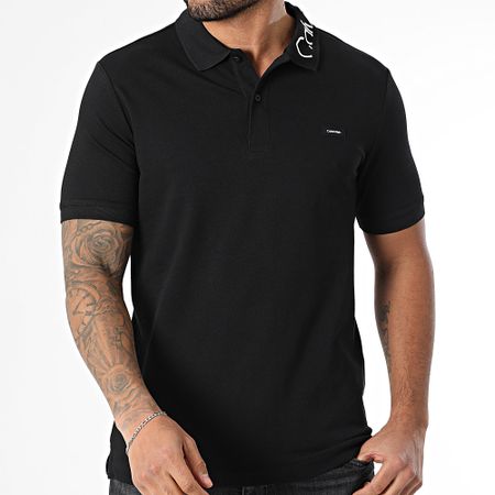 Calvin Klein - Polo Manga Corta Piqué Logo 4474 Negro