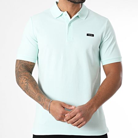 Calvin Klein - Polo Manga Slim Stretch Piqué 1196 Verde Claro