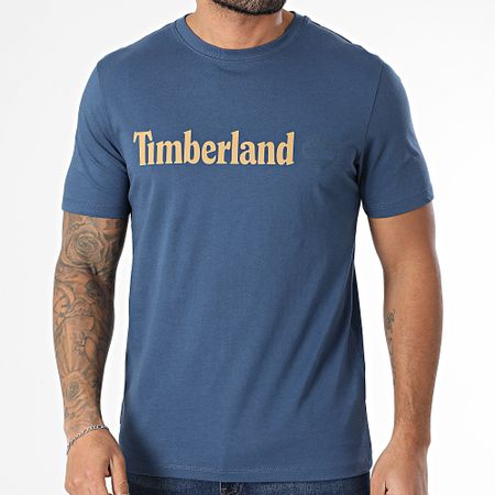 Timberland - Linear Logo Tee Shirt A5UPQ Azul Marino