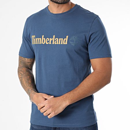 Timberland - Linear Logo Tee Shirt A5UPQ Azul Marino