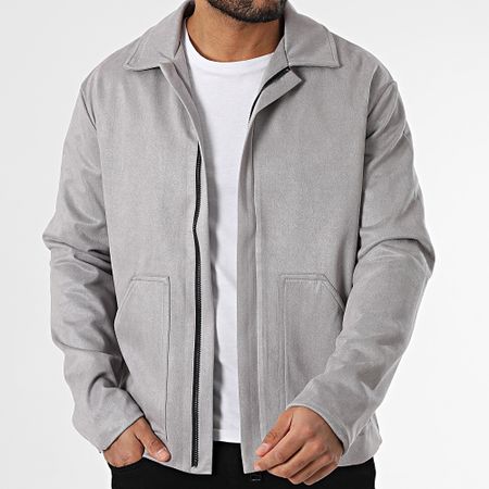 Uniplay - Chaqueta gris con cremallera