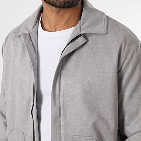 Uniplay - Chaqueta gris con cremallera