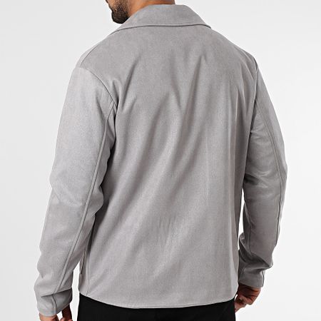 Uniplay - Chaqueta gris con cremallera