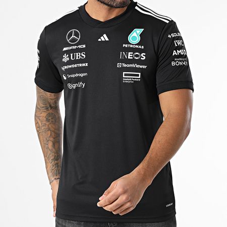 Adidas Performance - Mercedes AMG Stripes Tee Shirt JW5361 Negro