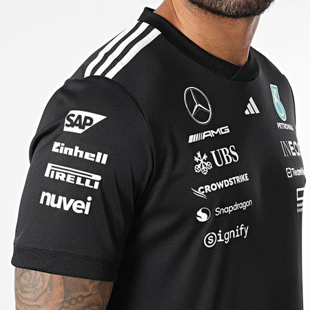 Adidas Performance - Mercedes AMG Stripes Tee Shirt JW5361 Negro