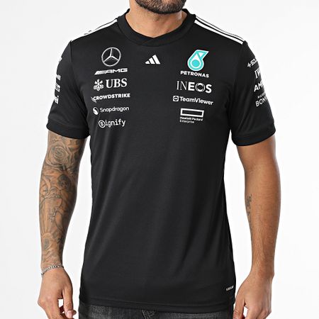 Adidas Performance - Mercedes AMG Stripes Tee Shirt JW5361 Negro