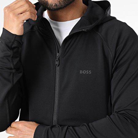 BOSS - Sicon Active Chaqueta con capucha y cremallera 50531224 Negro