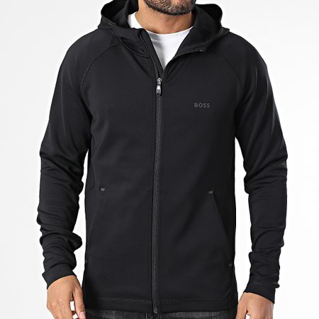 BOSS - Sicon Active Chaqueta con capucha y cremallera 50531224 Negro