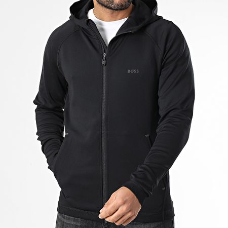 BOSS - Sicon Active Chaqueta con capucha y cremallera 50531224 Negro