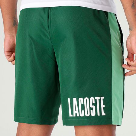 Lacoste - Pantalón corto Jogging Logo Cocodrilo Verde