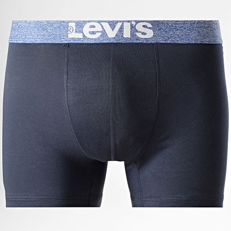 Levi's - Juego de 2 calzoncillos bóxer 701203923 Navy Grey Heather