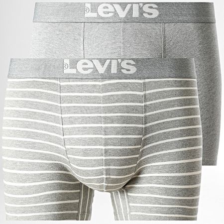 Levi's - Juego de 2 calzoncillos bóxer 905011001 Gris jaspeado