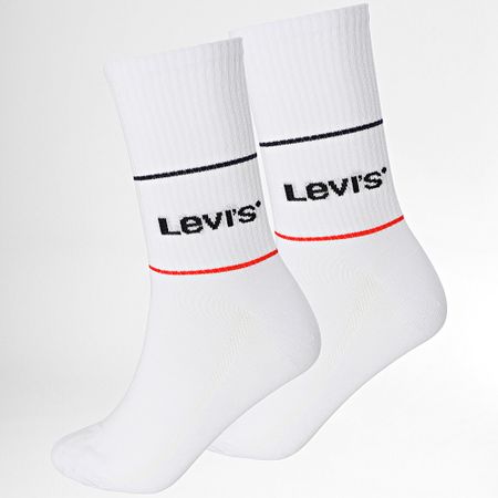 Levi's - Lote de 2 pares de calcetines 701210567 Blanco