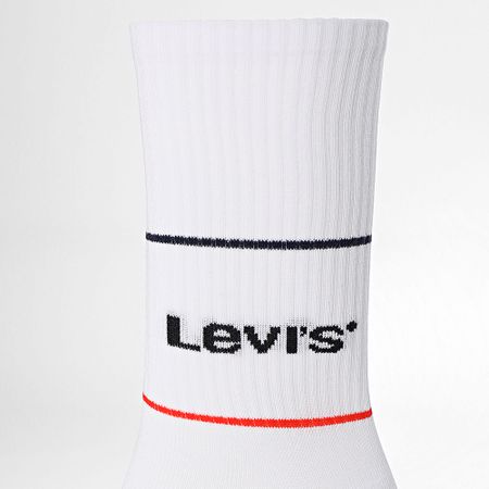 Levi's - Lote de 2 pares de calcetines 701210567 Blanco