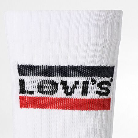 Levi's - Lote de 2 pares de calcetines 901012001 Blanco