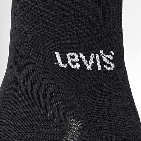 Levi's - Lote de 2 pares de calcetines 701226930 Blanco Negro