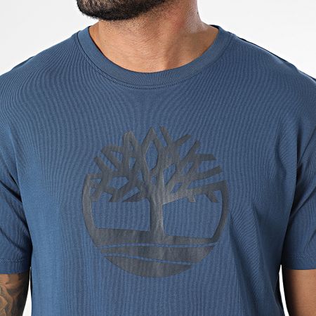 Timberland - Camiseta Logo Árbol A2C2R Azul Marino
