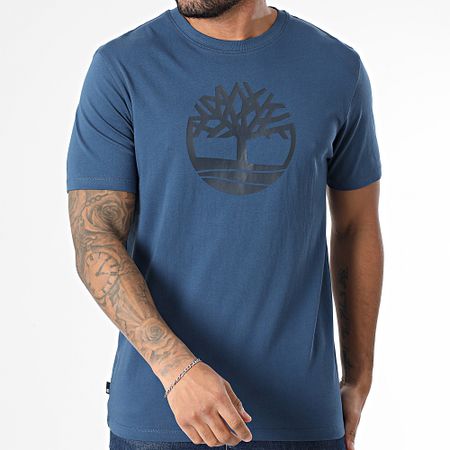 Timberland - Camiseta Logo Árbol A2C2R Azul Marino