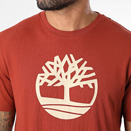 Timberland - Camiseta Logo Árbol A2C2R Burdeos