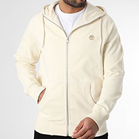 Timberland - Sudadera con capucha y cremallera A2F6Y Beige
