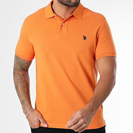 US Polo ASSN - Polo Manga Corta US197001 Naranja