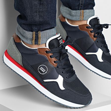 Jack And Jones - Robin Combo Azul marino Blazer Cognac Sneakers