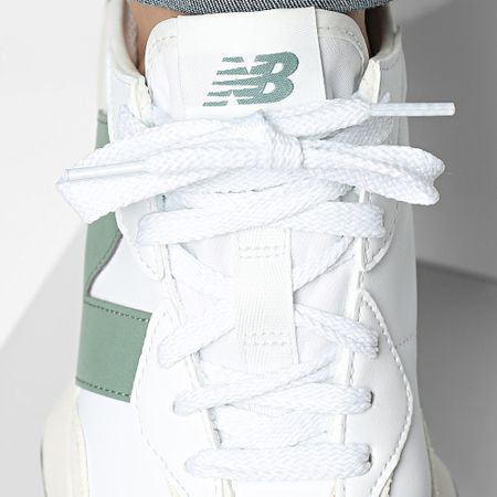 New Balance - 327 Zapatillas U327SKC Blanco Verde Ejército