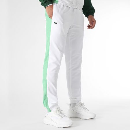 Lacoste - Blanco Verde Claro Cocodrilo Logo Botella Traje Set