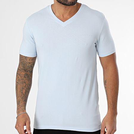 Teddy Smith - Camiseta cuello pico Tawax 11016800D Azul claro