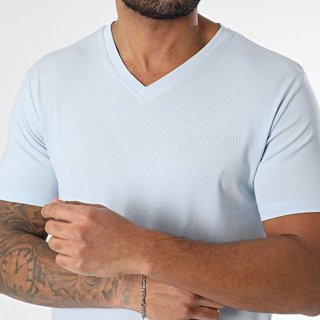 Teddy Smith - Camiseta cuello pico Tawax 11016800D Azul claro