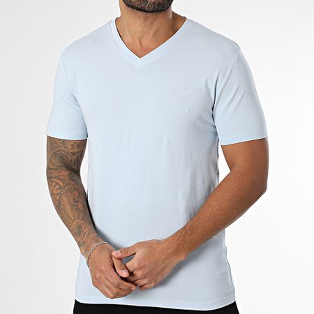 Teddy Smith - Camiseta cuello pico Tawax 11016800D Azul claro