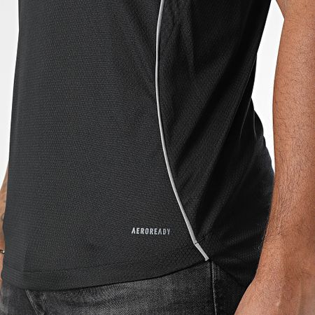 Adidas Performance - Mercedes AMG JX8245 Camiseta reflectante negra con rayas