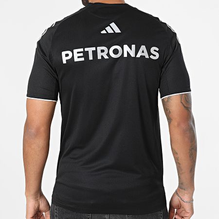 Adidas Performance - Mercedes AMG JX8245 Camiseta reflectante negra con rayas
