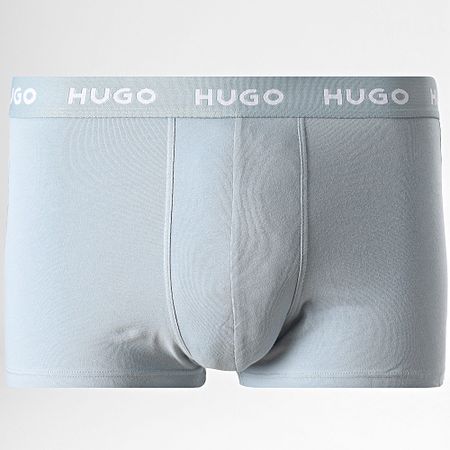 HUGO - Pack De 3 Boxers 50532611 Azul Claro Gris Marino